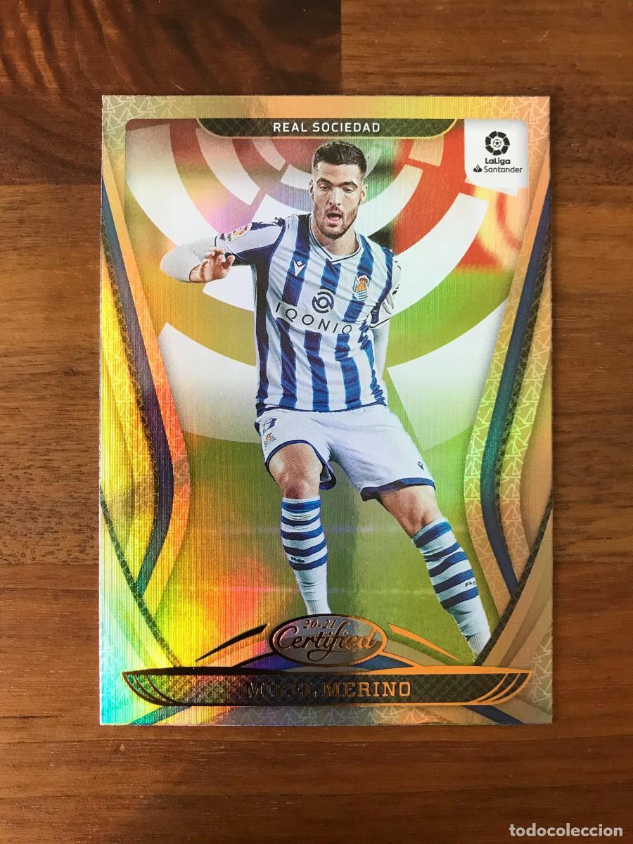 Cromos de F&uacute;tbol: MIKEL MERINO - REAL SOCIEDAD - PANINI CHRONICLES CERTIFIED - 2020 2021 20 21