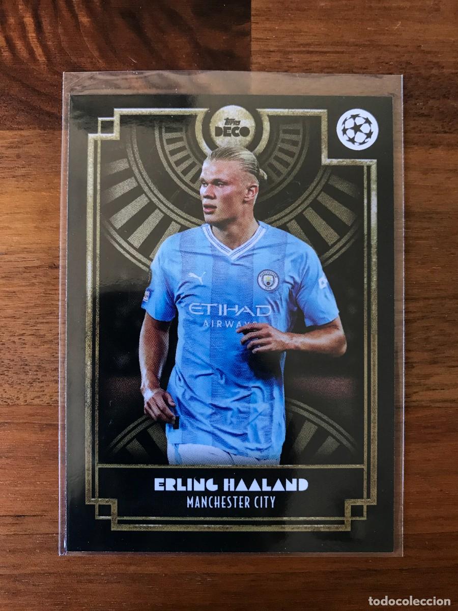 Cromos de F&uacute;tbol: ERLING HAALAND - MANCHESTER CITY - TOPPS DECO - 2023 2024 23 24