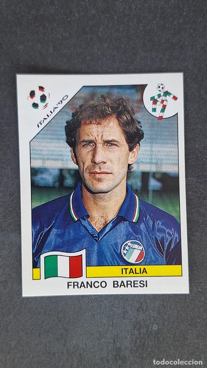 Cromos de F&uacute;tbol: L3 FRANCO BARESI SELECCION ITALIA 43 MUNDIAL ITALIA 90 1990 PANINI NUNCA PEGADO SIN PEGAR