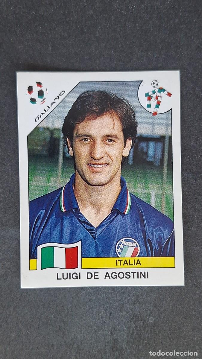 Cromos de F&uacute;tbol: L3 LUIGI DE AGOSTINI SELECCION ITALIA 47 MUNDIAL ITALIA 90 1990 PANINI NUNCA PEGADO SIN PEGAR