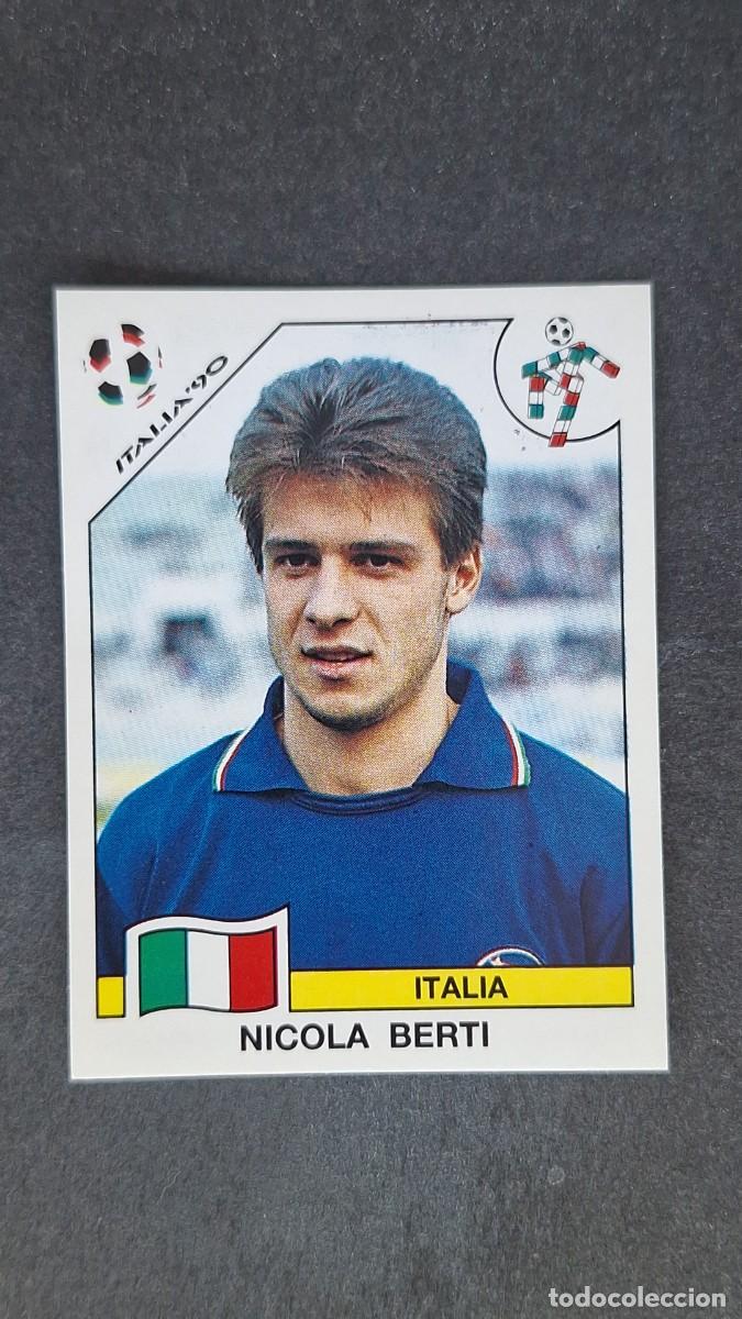Cromos de F&uacute;tbol: L3 NICOLA BERTI SELECCION ITALIA 48 MUNDIAL ITALIA 90 1990 PANINI NUNCA PEGADO SIN PEGAR