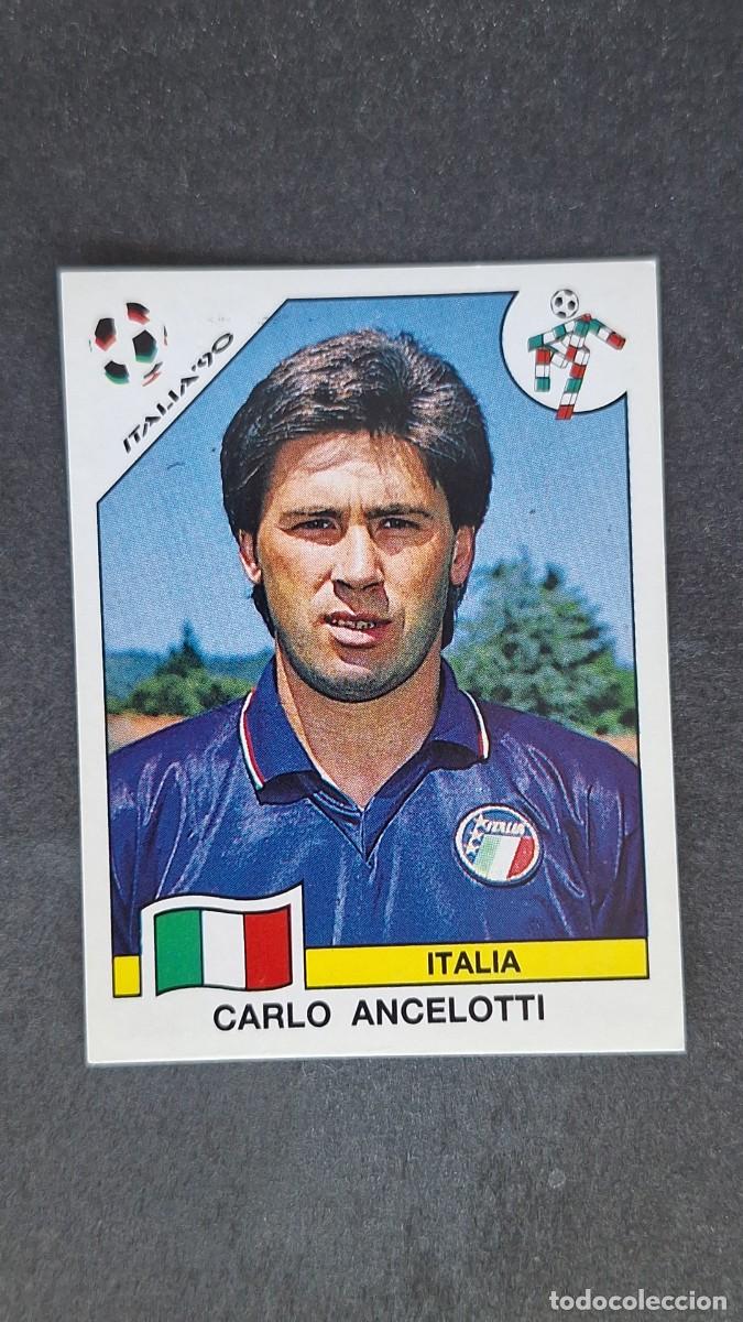 Cromos de F&uacute;tbol: L3 CARLO ANCELOTTI SELECCION ITALIA 49 MUNDIAL ITALIA 90 1990 PANINI NUNCA PEGADO SIN PEGAR