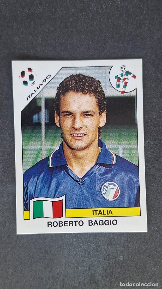 Cromos de F&uacute;tbol: L3 ROBERTO BAGGIO SELECCION ITALIA 53 MUNDIAL ITALIA 90 1990 PANINI NUNCA PEGADO SIN PEGAR