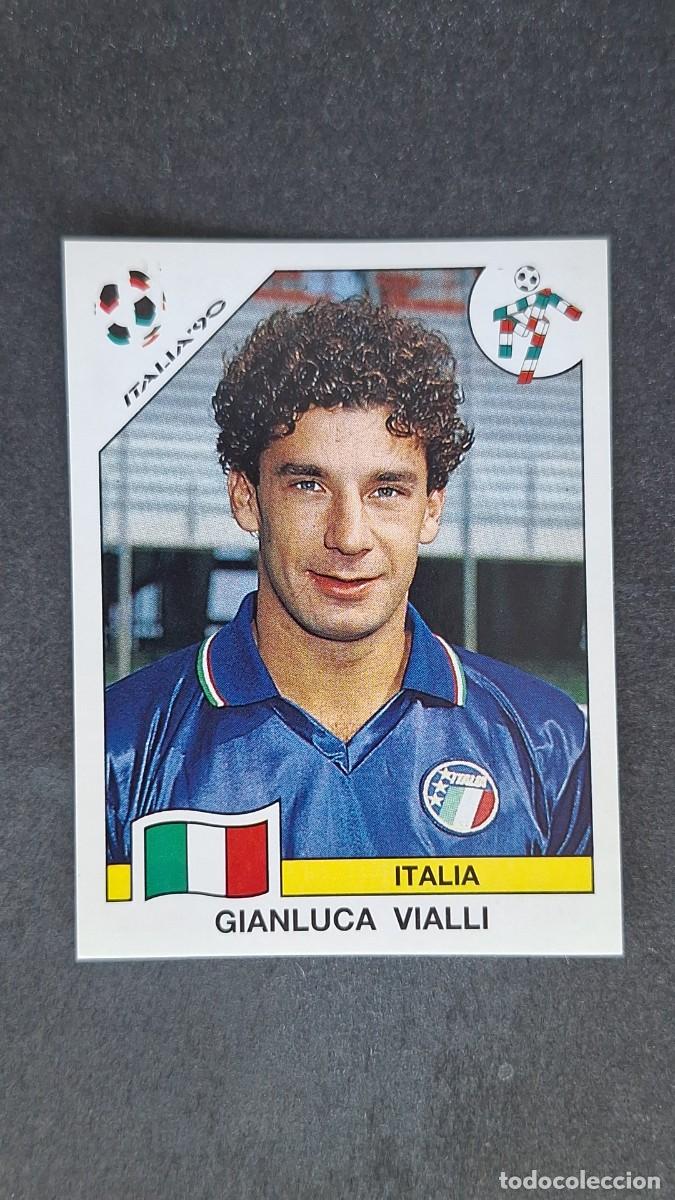 Cromos de F&uacute;tbol: L3 GIANLUCA VIALLI SELECCION ITALIA 54 MUNDIAL ITALIA 90 1990 PANINI NUNCA PEGADO SIN PEGAR