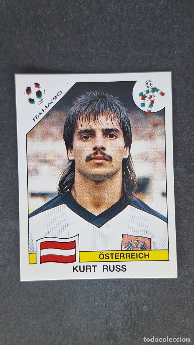 Cromos de F&uacute;tbol: L3 KURT RUSS SELECCION AUSTRIA 61 MUNDIAL ITALIA 90 1990 PANINI NUNCA PEGADO SIN PEGAR