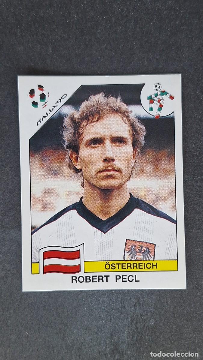 Cromos de F&uacute;tbol: L3 ROBERT PECL SELECCION AUSTRIA 65 MUNDIAL ITALIA 90 1990 PANINI NUNCA PEGADO SIN PEGAR