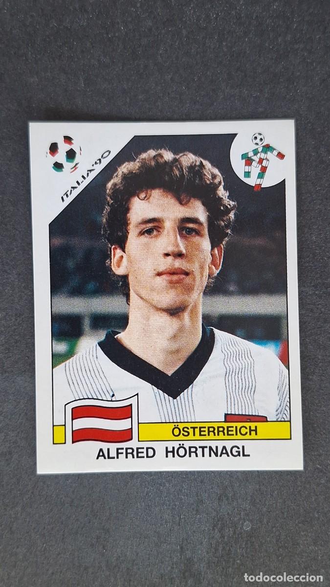 Cromos de F&uacute;tbol: L3 ALFRED H&Ouml;RTNAGL SELECCION AUSTRIA 69 MUNDIAL ITALIA 90 1990 PANINI NUNCA PEGADO SIN PEGAR