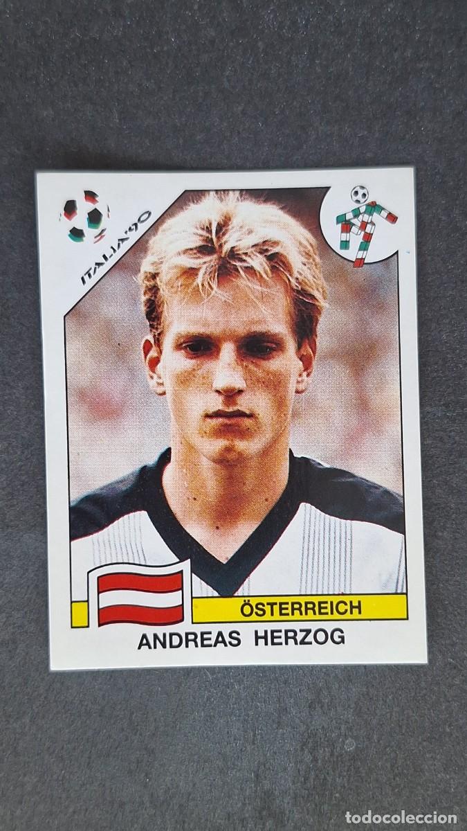 Cromos de F&uacute;tbol: L3 ANDREAS HERZOG SELECCION AUSTRIA 70 MUNDIAL ITALIA 90 1990 PANINI NUNCA PEGADO SIN PEGAR