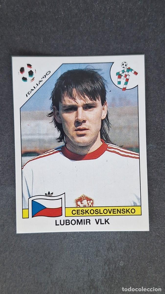 Cromos de F&uacute;tbol: L3 LUBOMIR VLK SELECCION CHECOSLOVAQUIA 84 MUNDIAL ITALIA 90 1990 PANINI NUNCA PEGADO SIN PEGAR