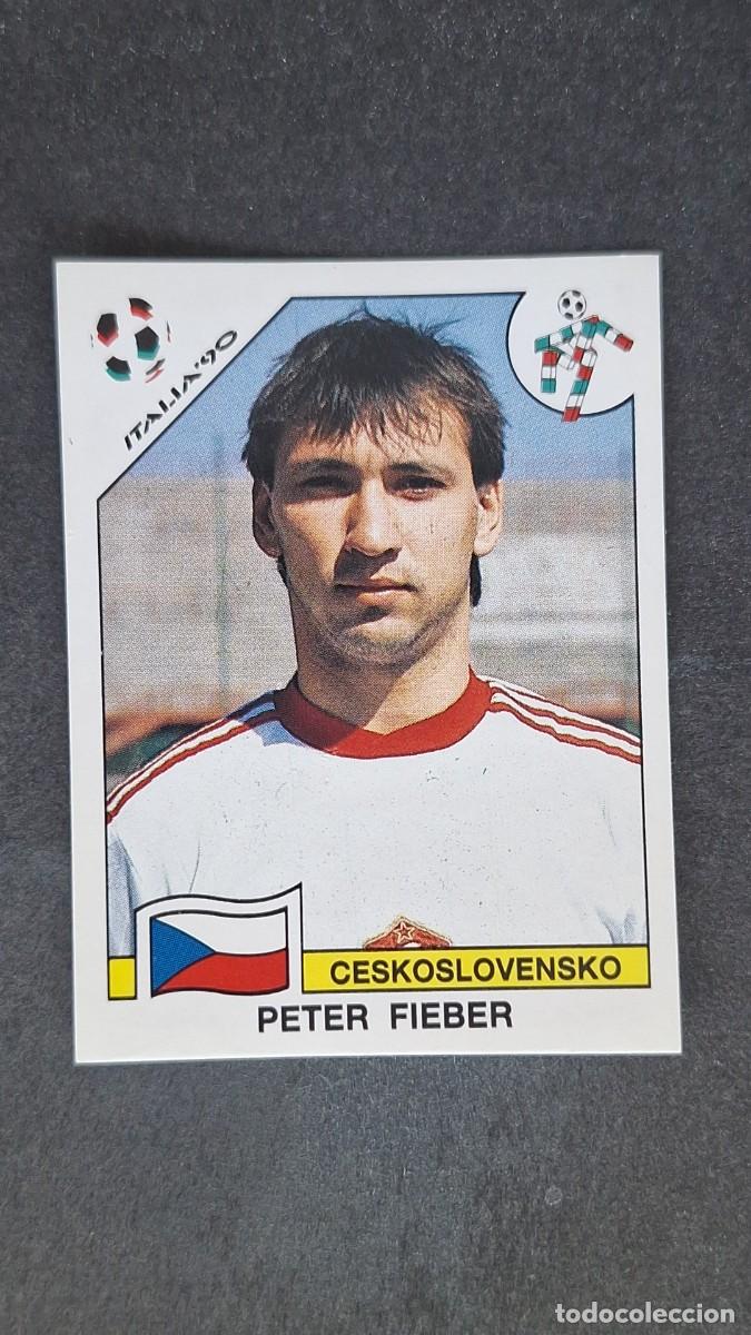 Cromos de F&uacute;tbol: L3 PETER FIEBER SELECCION CHECOSLOVAQUIA 85 MUNDIAL ITALIA 90 1990 PANINI NUNCA PEGADO SIN PEGAR