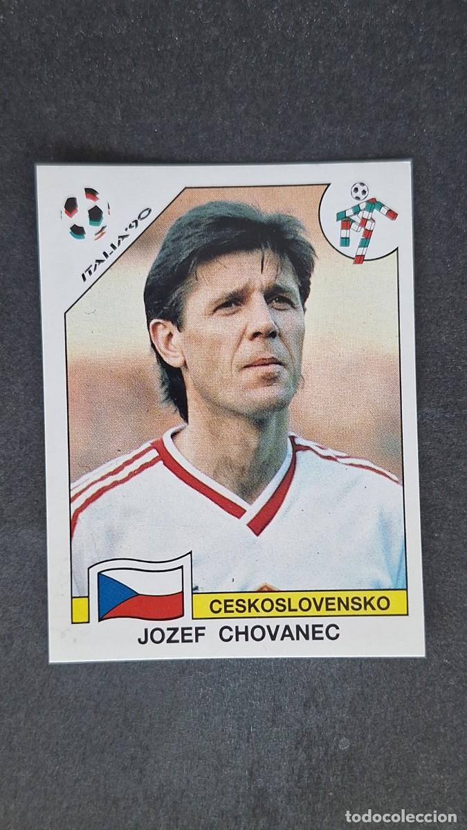 Cromos de F&uacute;tbol: L3 JOZEF CHOVANEC SELECCION CHECOSLOVAQUIA 87 MUNDIAL ITALIA 90 1990 PANINI NUNCA PEGADO SIN PEGAR