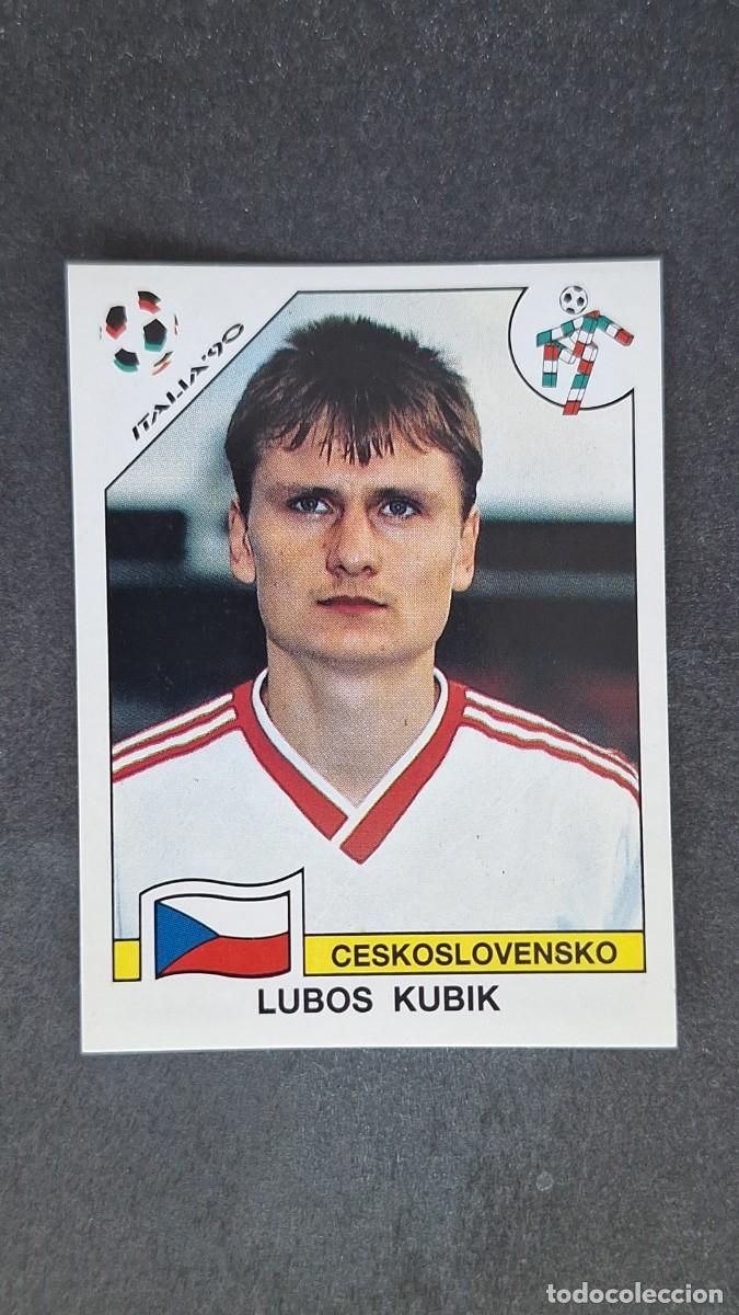 Cromos de F&uacute;tbol: L3 LUBOS KUBIK SELECCION CHECOSLOVAQUIA 91 MUNDIAL ITALIA 90 1990 PANINI NUNCA PEGADO SIN PEGAR