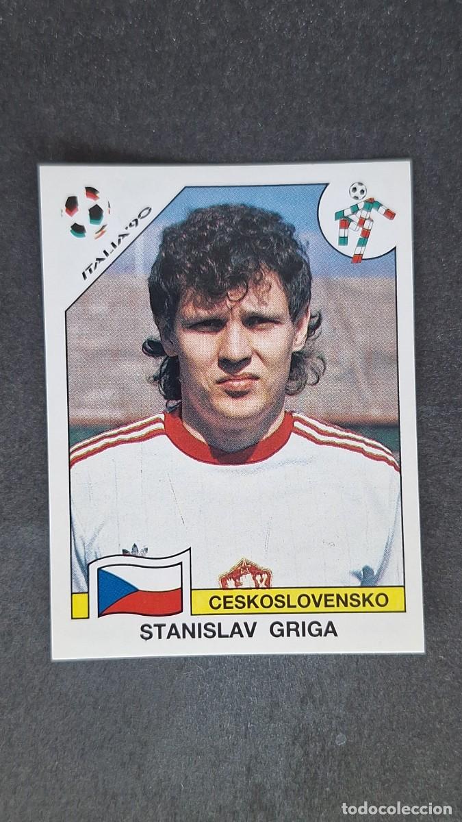 Cromos de F&uacute;tbol: L3 STANISLAV GRIGA SELECCION CHECOSLOVAQUIA 92 MUNDIAL ITALIA 90 1990 PANINI NUNCA PEGADO SIN PEGAR