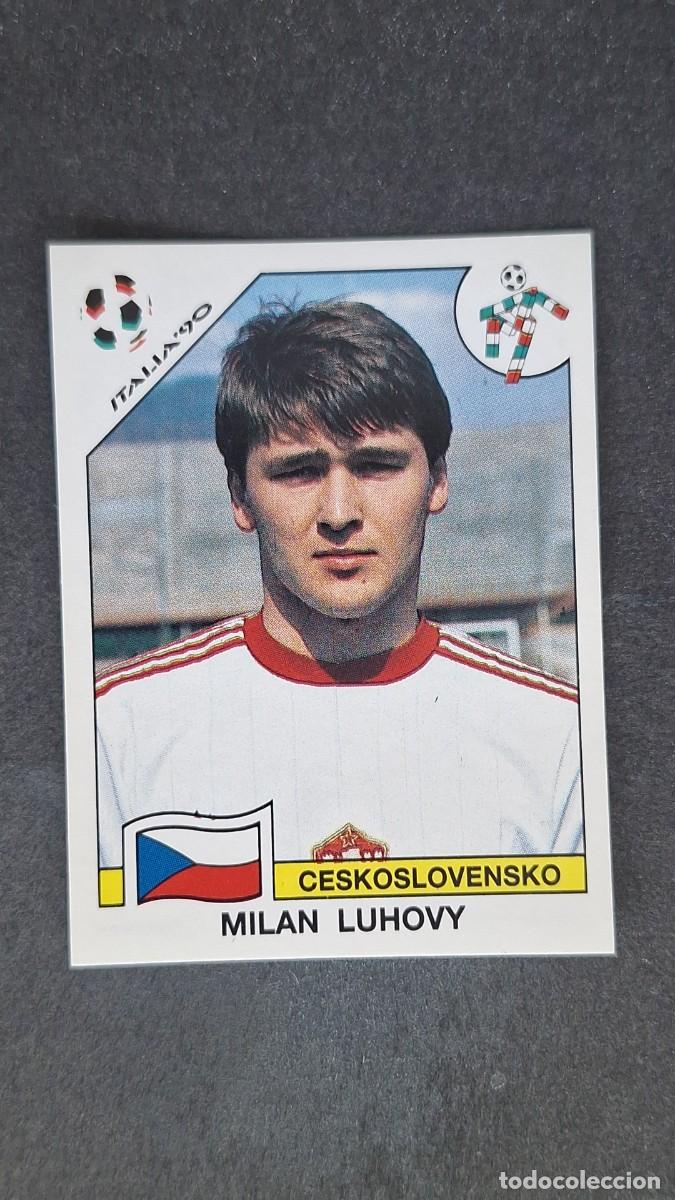Cromos de F&uacute;tbol: L3 MILAN LUHOVY SELECCION CHECOSLOVAQUIA 93 MUNDIAL ITALIA 90 1990 PANINI NUNCA PEGADO SIN PEGAR