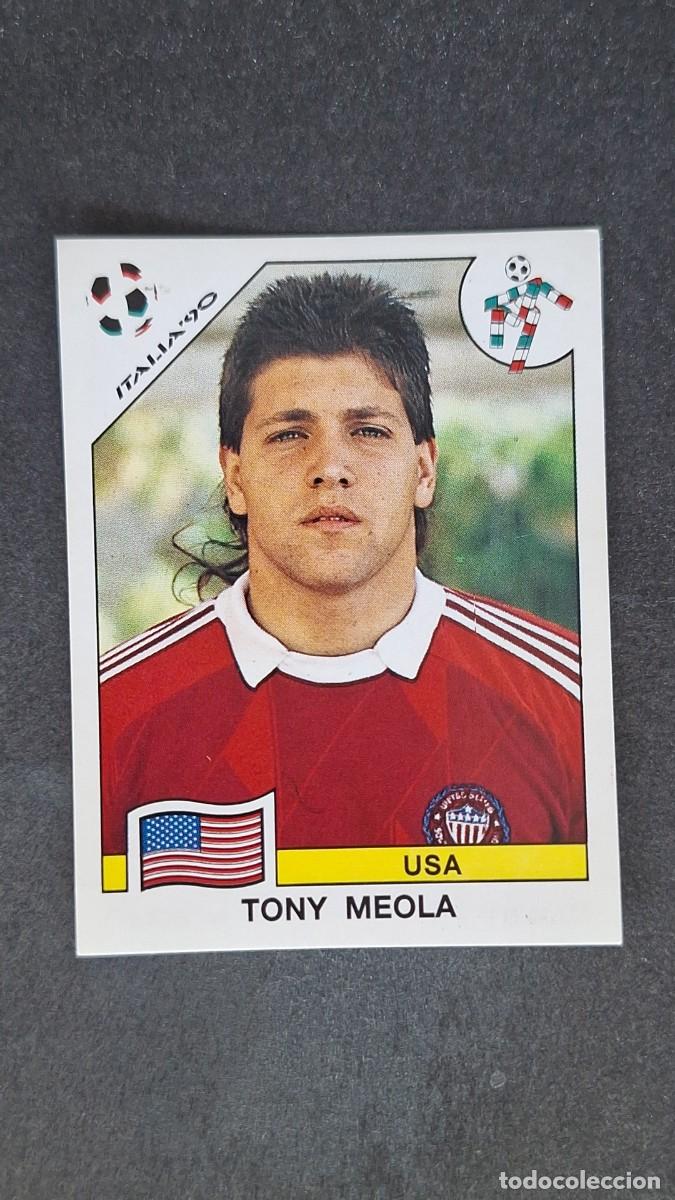 Cromos de F&uacute;tbol: L3 TONY MEOLA SELECCION USA 96 MUNDIAL ITALIA 90 1990 PANINI NUNCA PEGADO SIN PEGAR