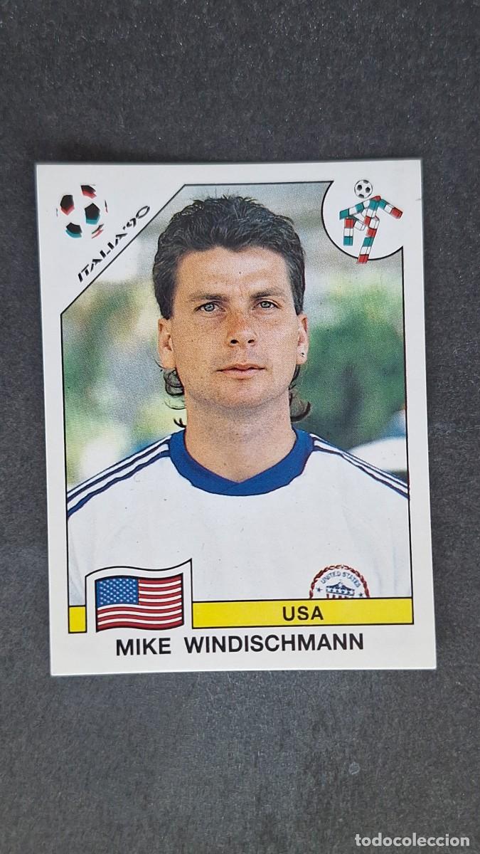 Cromos de F&uacute;tbol: L3 MIKE WINDISCHMANN SELECCION USA 101 MUNDIAL ITALIA 90 1990 PANINI NUNCA PEGADO SIN PEGAR