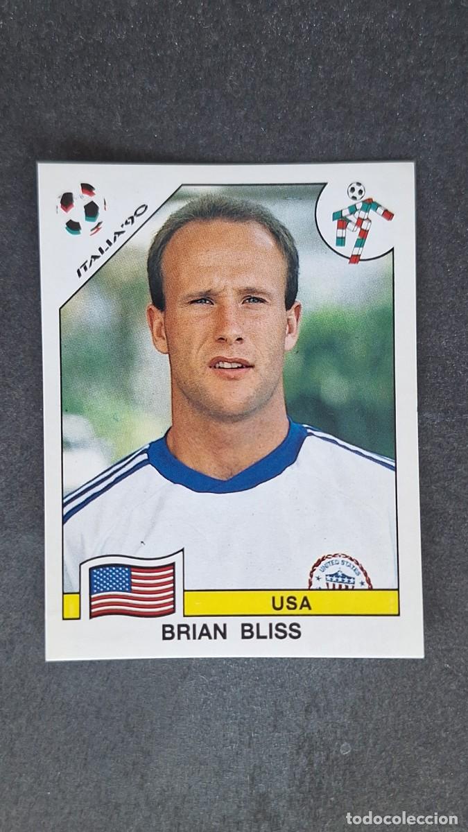 Cromos de F&uacute;tbol: L3 BRIAN BLISS SELECCION USA 105 MUNDIAL ITALIA 90 1990 PANINI NUNCA PEGADO SIN PEGAR