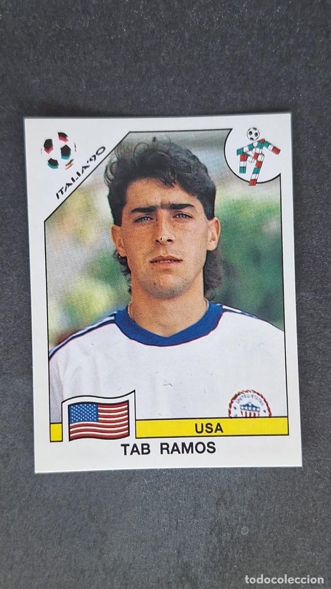 Cromos de F&uacute;tbol: L3 TAB RAMOS SELECCION USA 107 MUNDIAL ITALIA 90 1990 PANINI NUNCA PEGADO SIN PEGAR