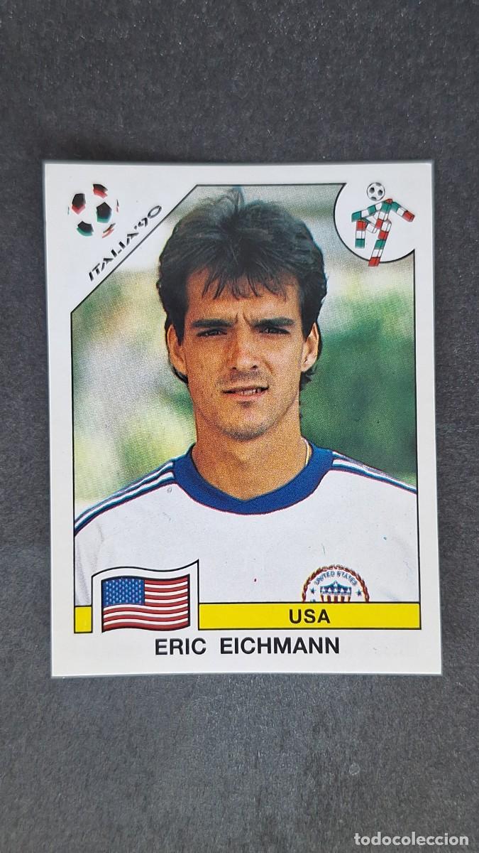 Cromos de F&uacute;tbol: L3 ERIC EICHMANN SELECCION USA 109 MUNDIAL ITALIA 90 1990 PANINI NUNCA PEGADO SIN PEGAR