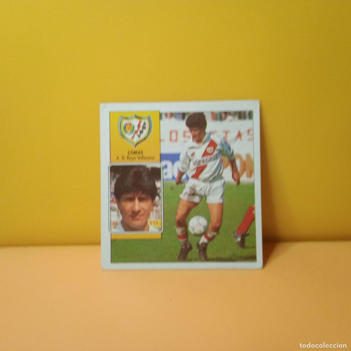Cromos de f&uacute;tbol: EDICIONES ESTE 1992 1993 92 93 RAYO VALLECANO COMAS - Foto 1