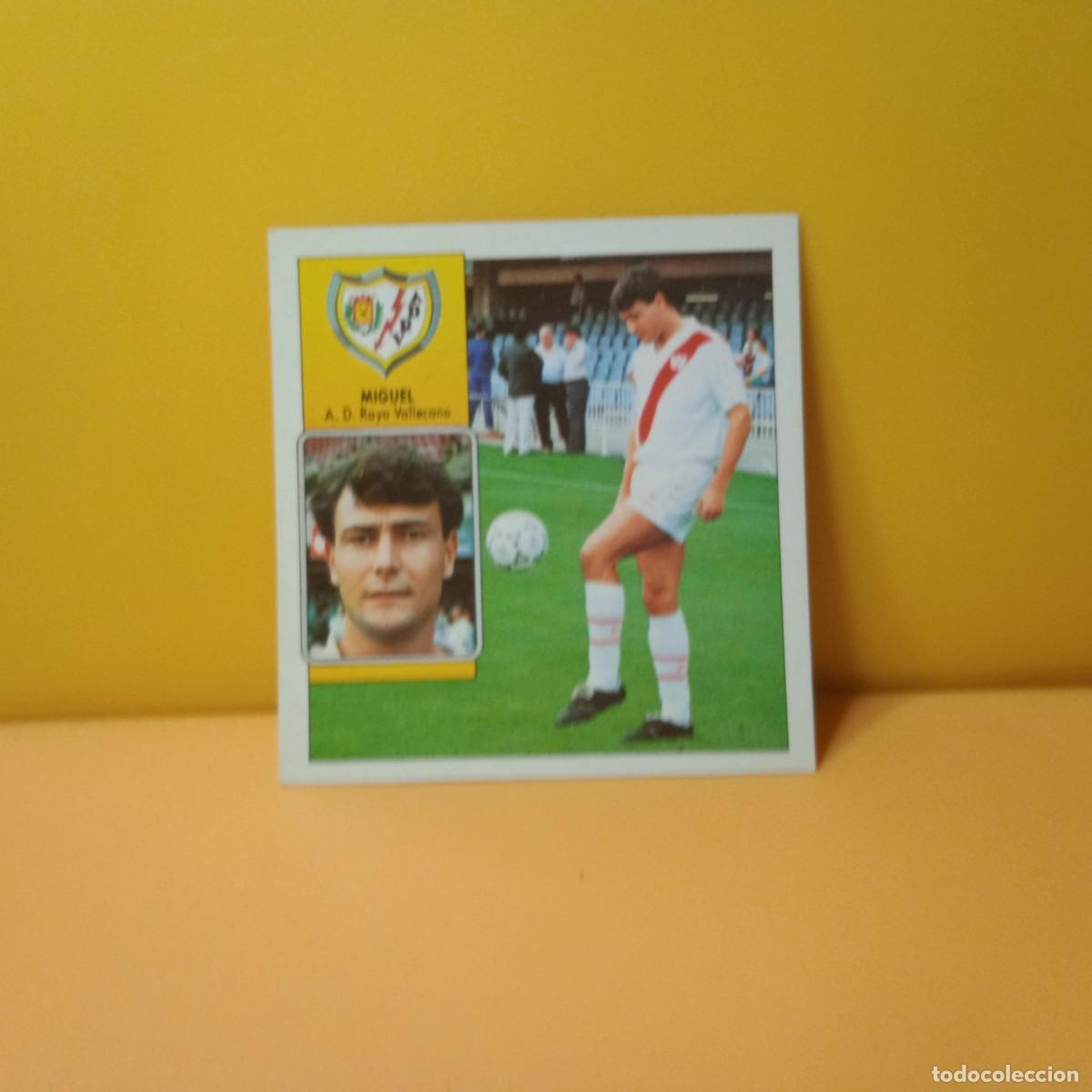 Cromos de F&uacute;tbol: EDICIONES ESTE 1992 1993 92 93 RAYO VALLECANO MIGUEL