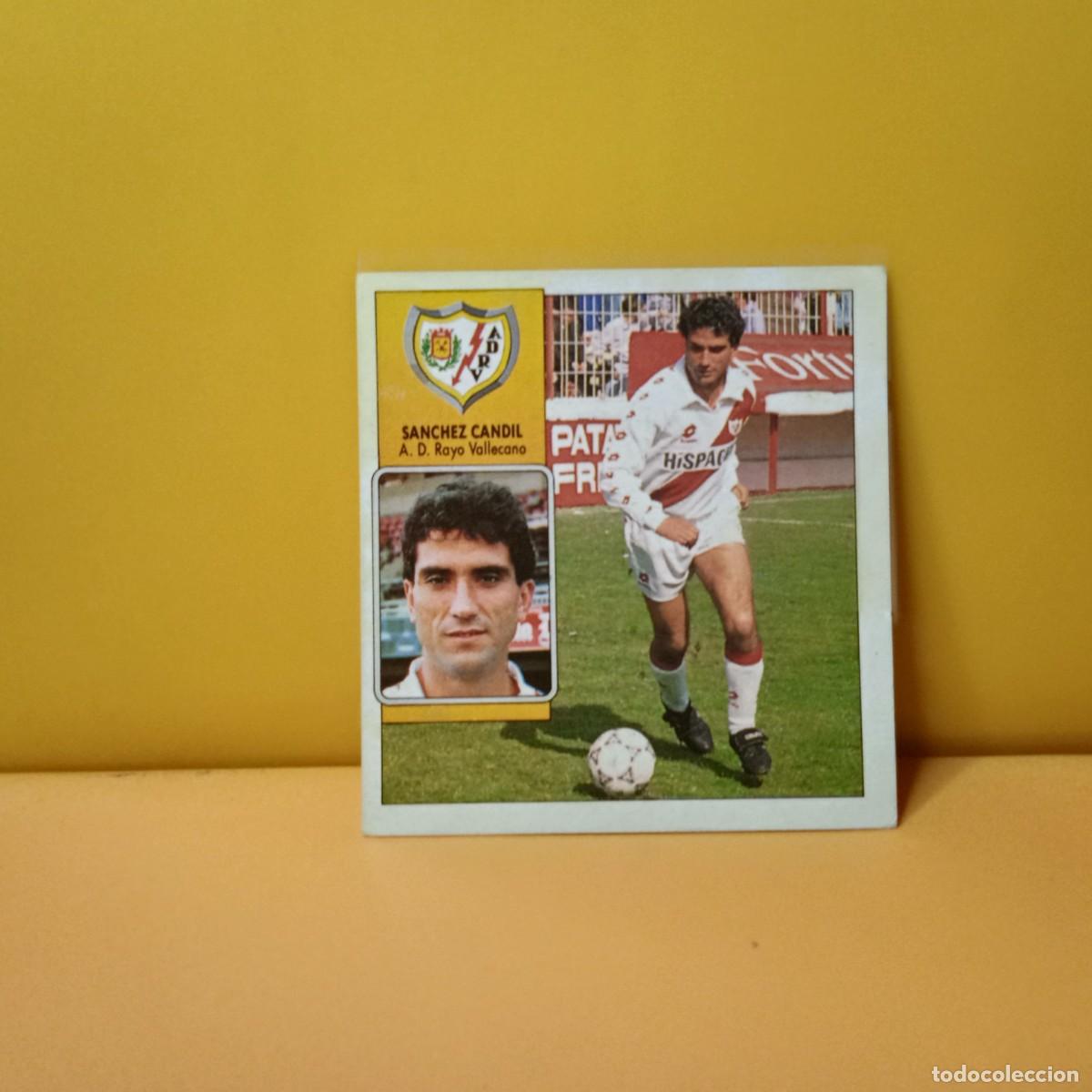 Football Stickers: EDICIONES ESTE 1992 1993 92 93 RAYO VALLECANO SANCHEZ CANDIL