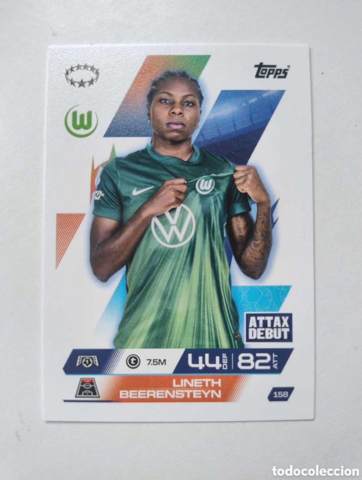 Cromos de F&uacute;tbol: 158 - Beerensteyn - Wolsburgo - Topps Match Attax Extra 2025 - 2026 Femenino