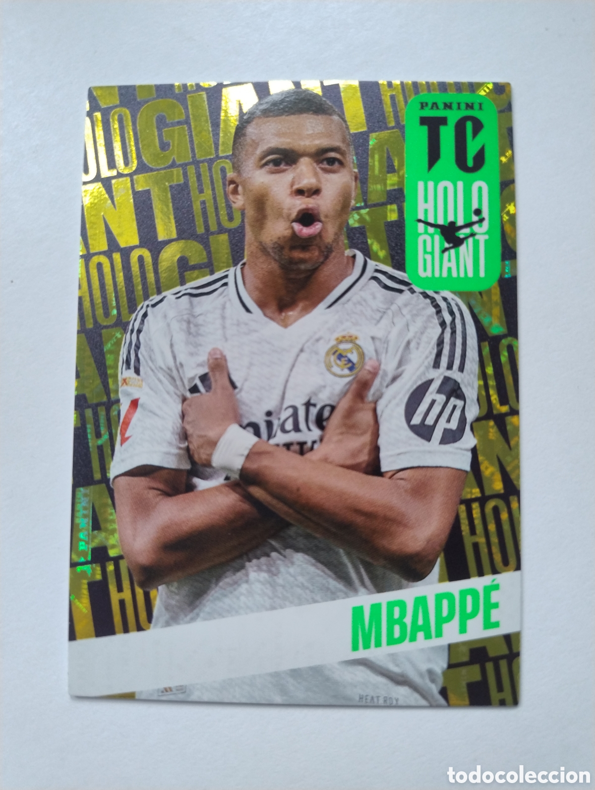 Cromos de F&uacute;tbol: Mbappe - Real Madrid - Panini Top Class 2025 Holo Giant