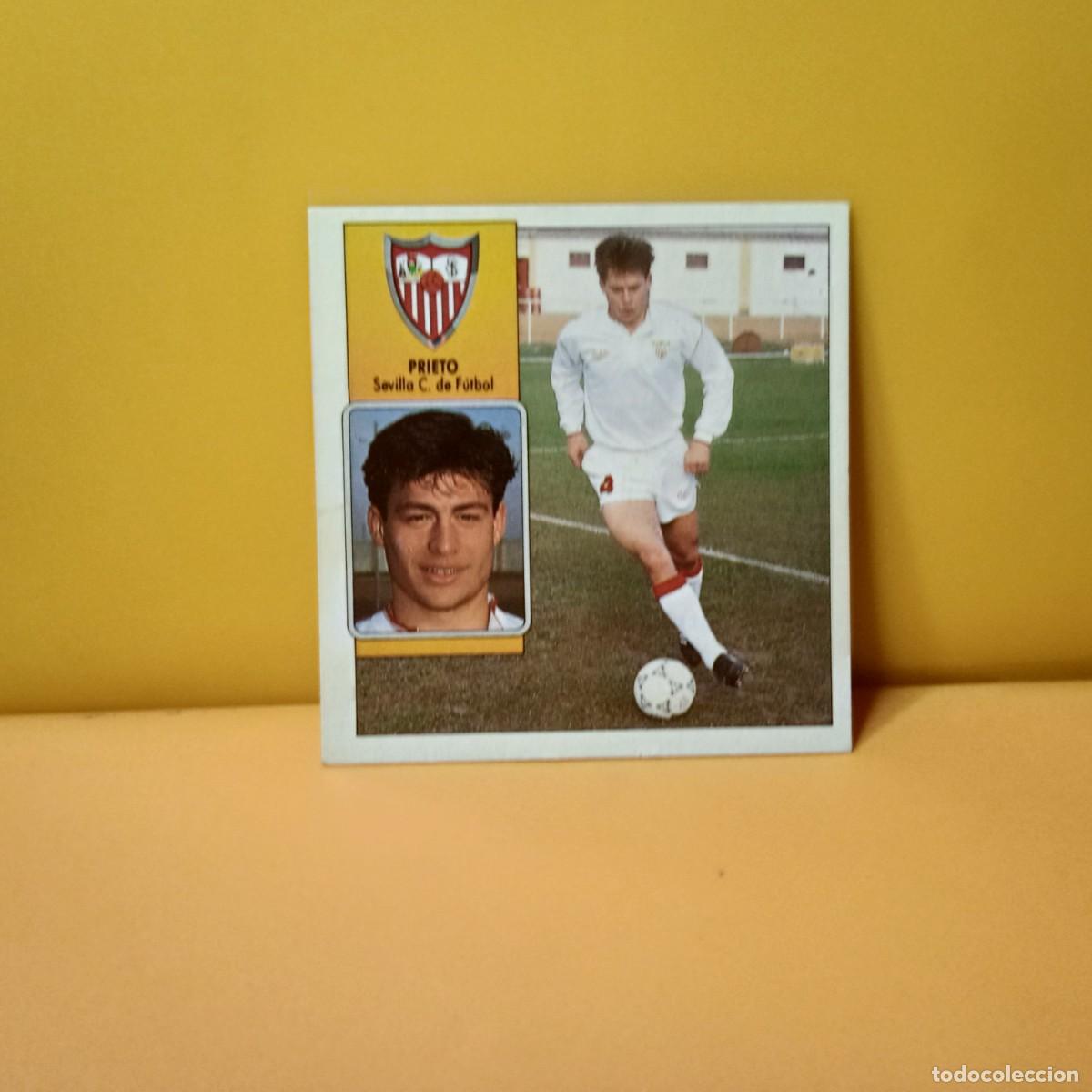 Cromos de F&uacute;tbol: EDICIONES ESTE 1992 1993 92 93 SEVILLA F.C PRIETO
