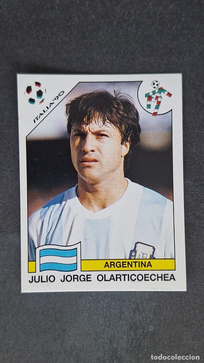 Cromos de F&uacute;tbol: L3 OLARTICOECHEA SELECCION ARGENTINA 122 MUNDIAL ITALIA 90 1990 PANINI NUNCA PEGADO SIN PEGAR