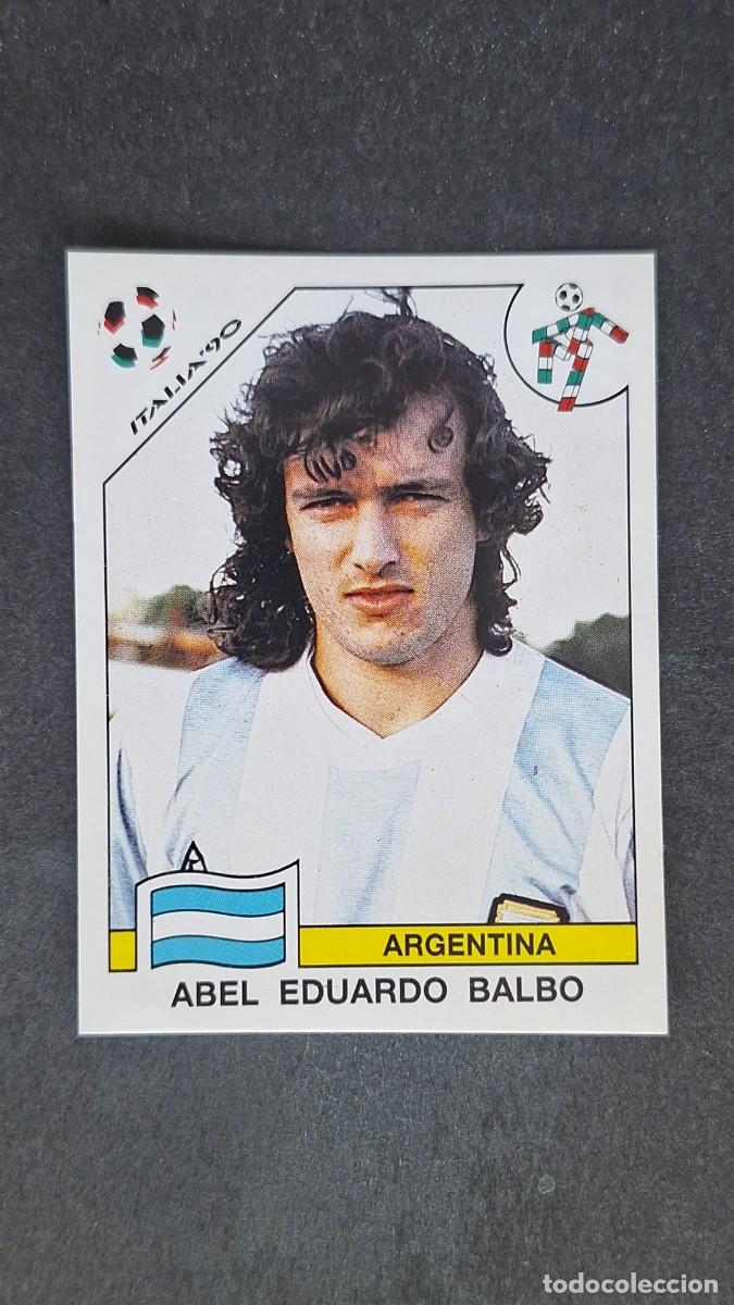 Cromos de F&uacute;tbol: L3 ABEL EDUARDO BALBO SELECCION ARGENTINA 130 MUNDIAL ITALIA 90 1990 PANINI NUNCA PEGADO SIN PEGAR