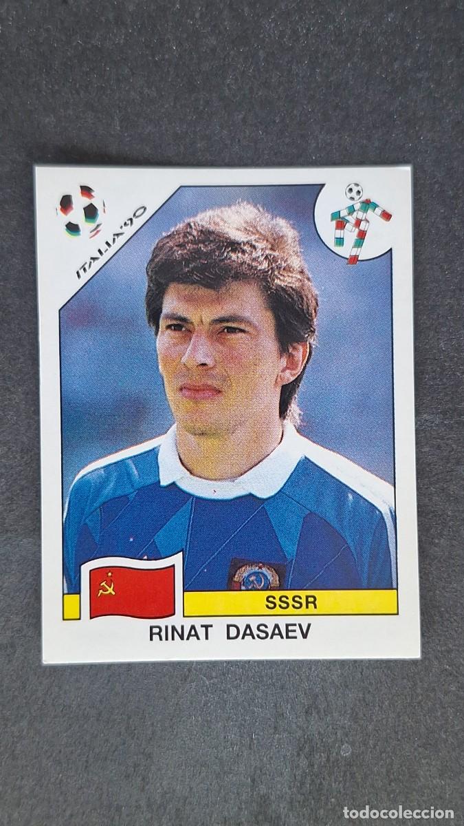 Cromos de F&uacute;tbol: L3 RINAT DASAEV SELECCION SSSR 134 MUNDIAL ITALIA 90 1990 PANINI NUNCA PEGADO SIN PEGAR