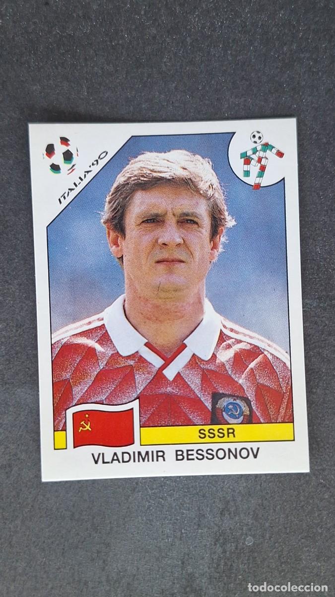 Cromos de F&uacute;tbol: L3 VLADIMIR BESSONOV SELECCION SSSR 137 MUNDIAL ITALIA 90 1990 PANINI NUNCA PEGADO SIN PEGAR