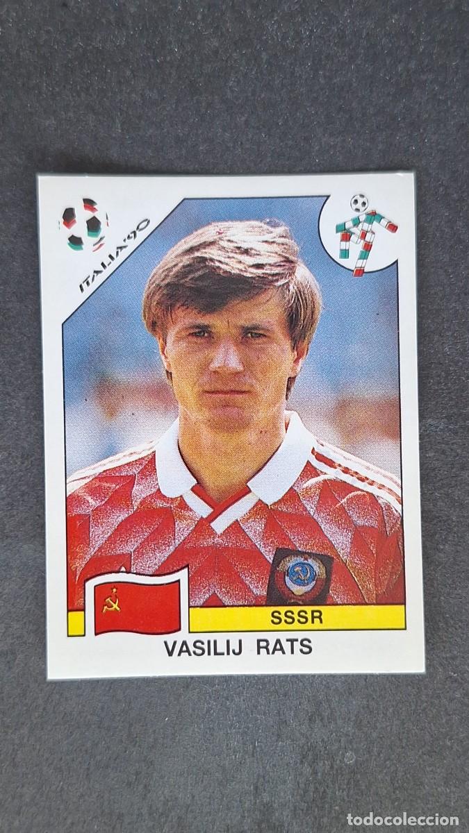 Cromos de F&uacute;tbol: L3 VASILIJ RATS SELECCION SSSR 141 MUNDIAL ITALIA 90 1990 PANINI NUNCA PEGADO SIN PEGAR