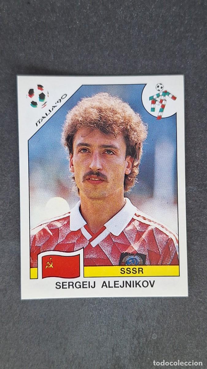 Cromos de F&uacute;tbol: L3 SEGEIJ ALEJNIKOV SELECCION SSSR 143 MUNDIAL ITALIA 90 1990 PANINI NUNCA PEGADO SIN PEGAR