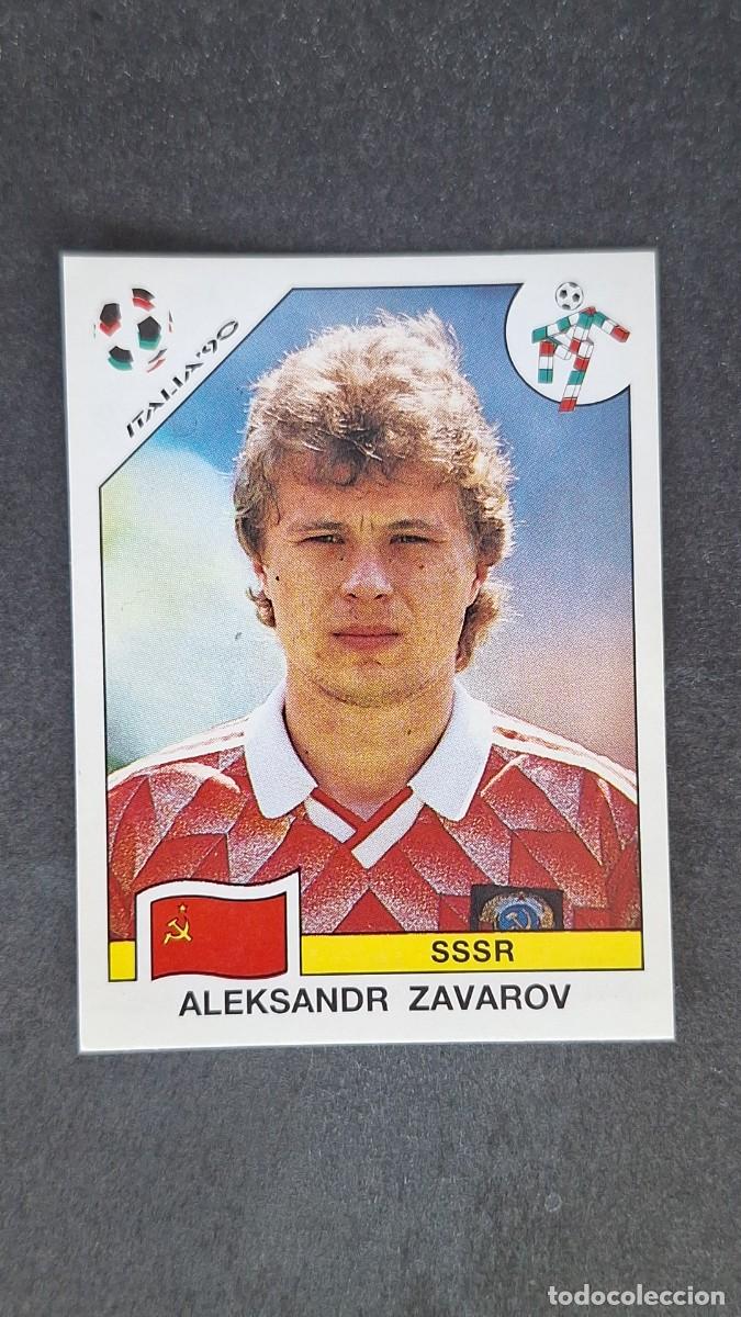 Cromos de F&uacute;tbol: L3 ALEKSANDR ZAVAROV SELECCION SSSR 147 MUNDIAL ITALIA 90 1990 PANINI NUNCA PEGADO SIN PEGAR