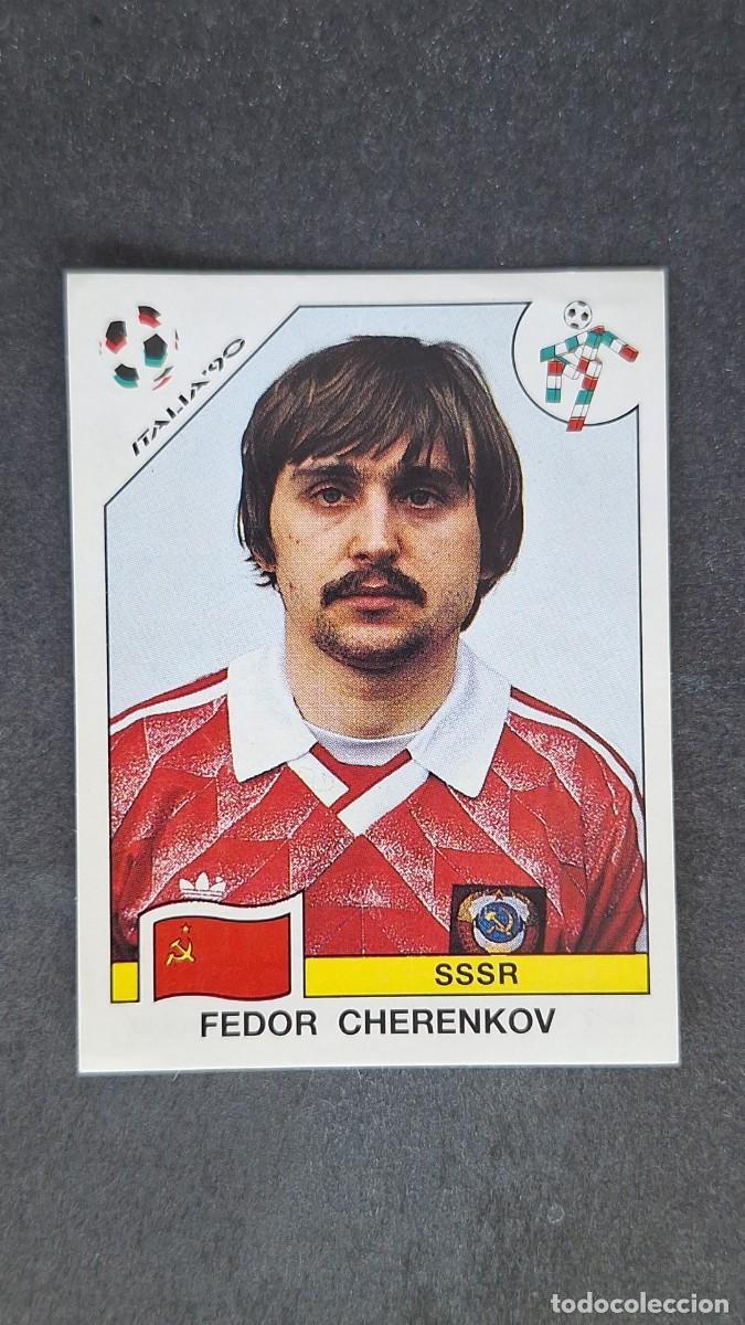 Cromos de F&uacute;tbol: L3 FEDOR CHERENKOV SELECCION SSSR 148 MUNDIAL ITALIA 90 1990 PANINI NUNCA PEGADO SIN PEGAR