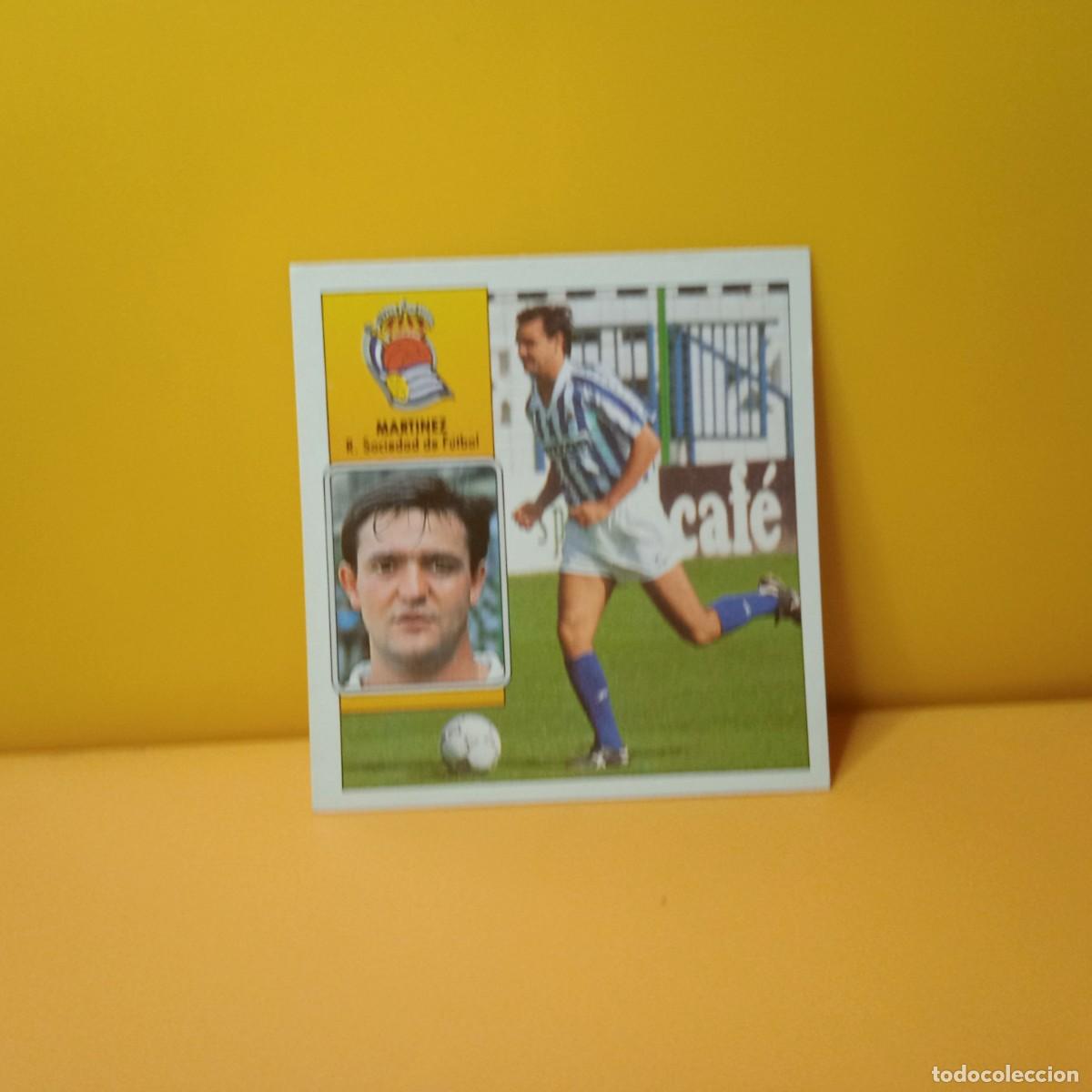 Cromos de F&uacute;tbol: EDICIONES ESTE 1992 1993 92 93 REAL SOCIEDAD MARTINEZ
