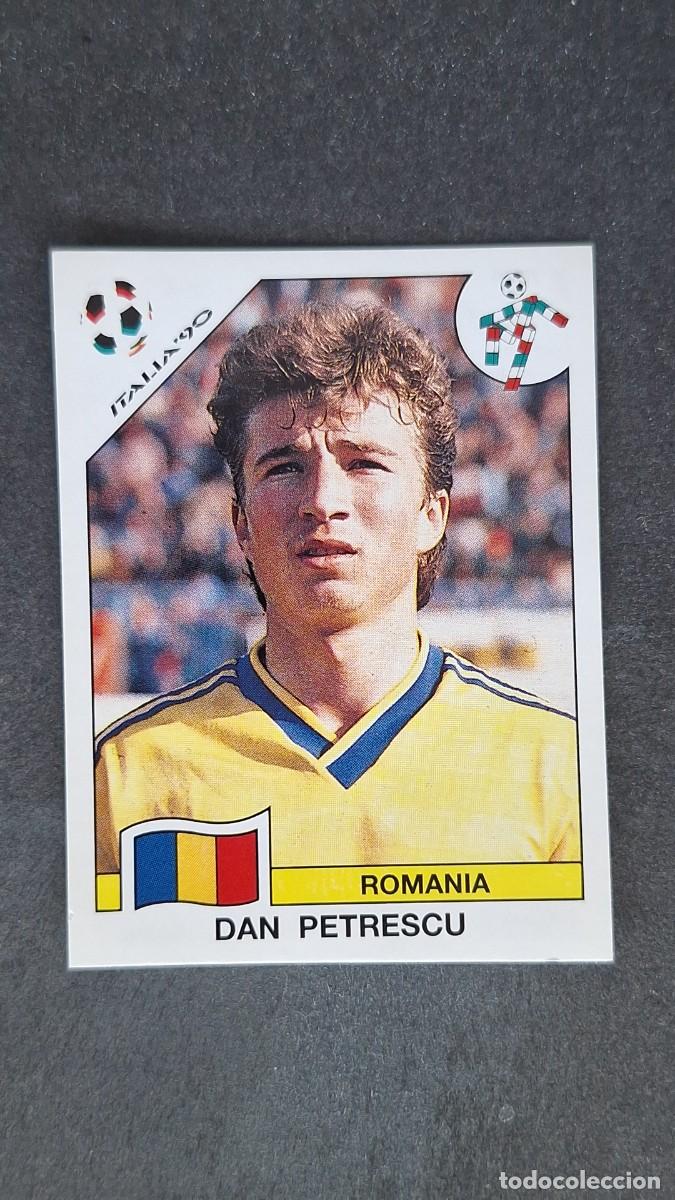 Cromos de F&uacute;tbol: L3 DAN PETRESCU SELECCION RUMANIA 156 MUNDIAL ITALIA 90 1990 PANINI NUNCA PEGADO SIN PEGAR
