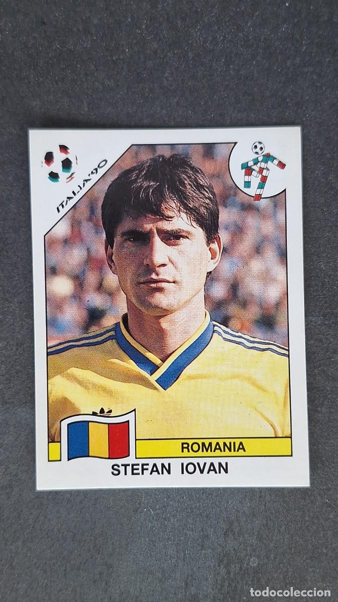 Fu&szlig;ball-Sticker: L3 STEFAN IOVAN SELECCION RUMANIA 157 MUNDIAL ITALIA 90 1990 PANINI NUNCA PEGADO SIN PEGAR