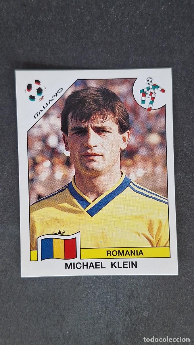 Cromos de F&uacute;tbol: L3 MICHAEL KLEIN SELECCION RUMANIA 162 MUNDIAL ITALIA 90 1990 PANINI NUNCA PEGADO SIN PEGAR