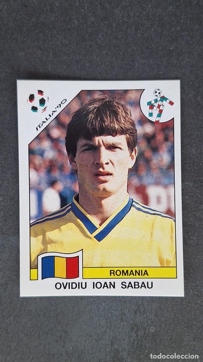 Cromos de F&uacute;tbol: L3 OVIDIU IOAN SABAU SELECCION RUMANIA 164 MUNDIAL ITALIA 90 1990 PANINI NUNCA PEGADO SIN PEGAR