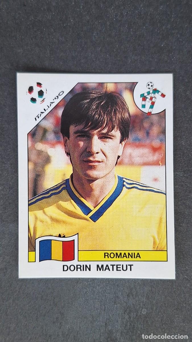 Cromos de F&uacute;tbol: L3 DORIN MATEUT SELECCION RUMANIA 165 MUNDIAL ITALIA 90 1990 PANINI NUNCA PEGADO SIN PEGAR