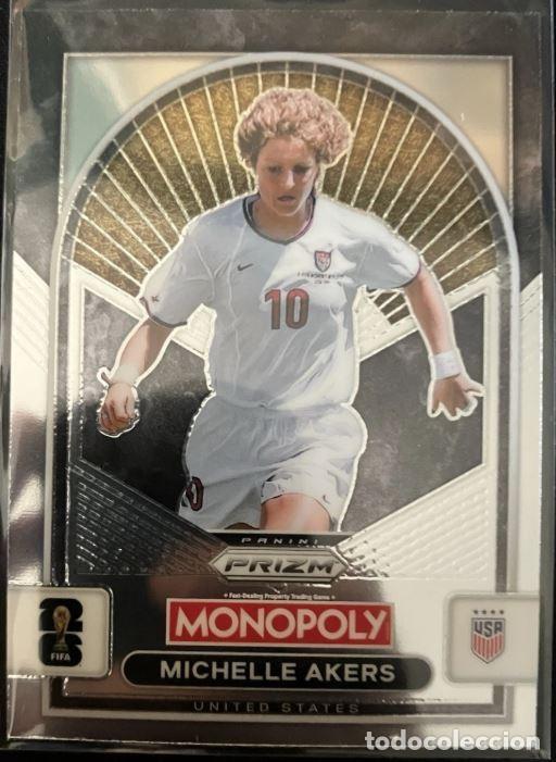 Cromos de F&uacute;tbol: Michelle Akers #90 Estados Unidos Prizm Monopoly Panini FIFA ⚽ World Cup 2026 ⚽