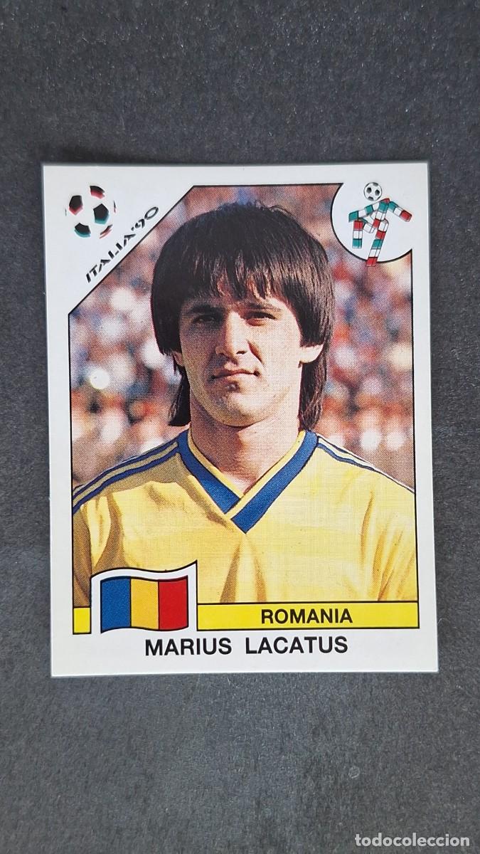 Cromos de F&uacute;tbol: L3 MARIUS LACATUS SELECCION RUMANIA 168 MUNDIAL ITALIA 90 1990 PANINI NUNCA PEGADO SIN PEGAR