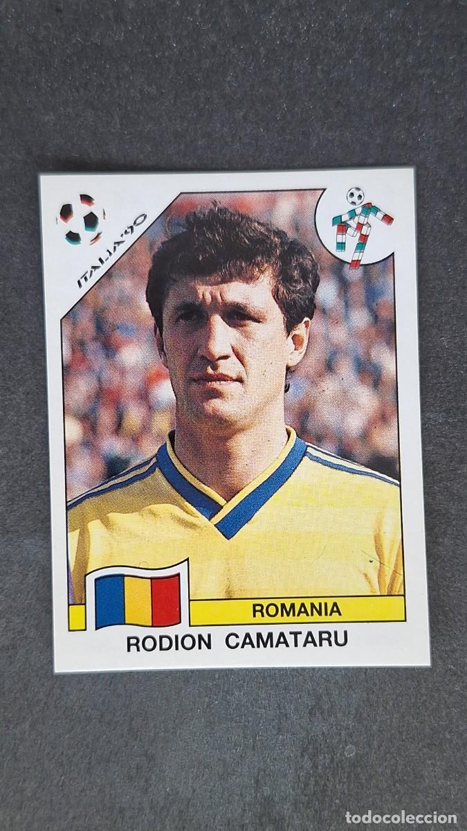 Cromos de F&uacute;tbol: L3 RODION CAMATARU SELECCION RUMANIA 169 MUNDIAL ITALIA 90 1990 PANINI NUNCA PEGADO SIN PEGAR