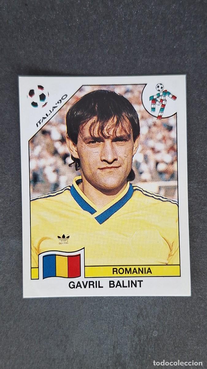 Cromos de F&uacute;tbol: L3 GAVRIL BALINT SELECCION RUMANIA 170 MUNDIAL ITALIA 90 1990 PANINI NUNCA PEGADO SIN PEGAR