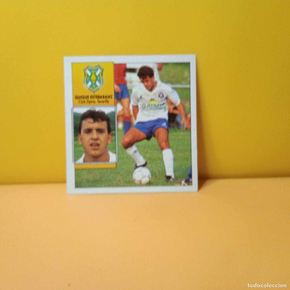Cromos de F&uacute;tbol: EDICIONES ESTE 1992 1993 92 93 CD TENERIFE QUIQUE ESTEBARANZ