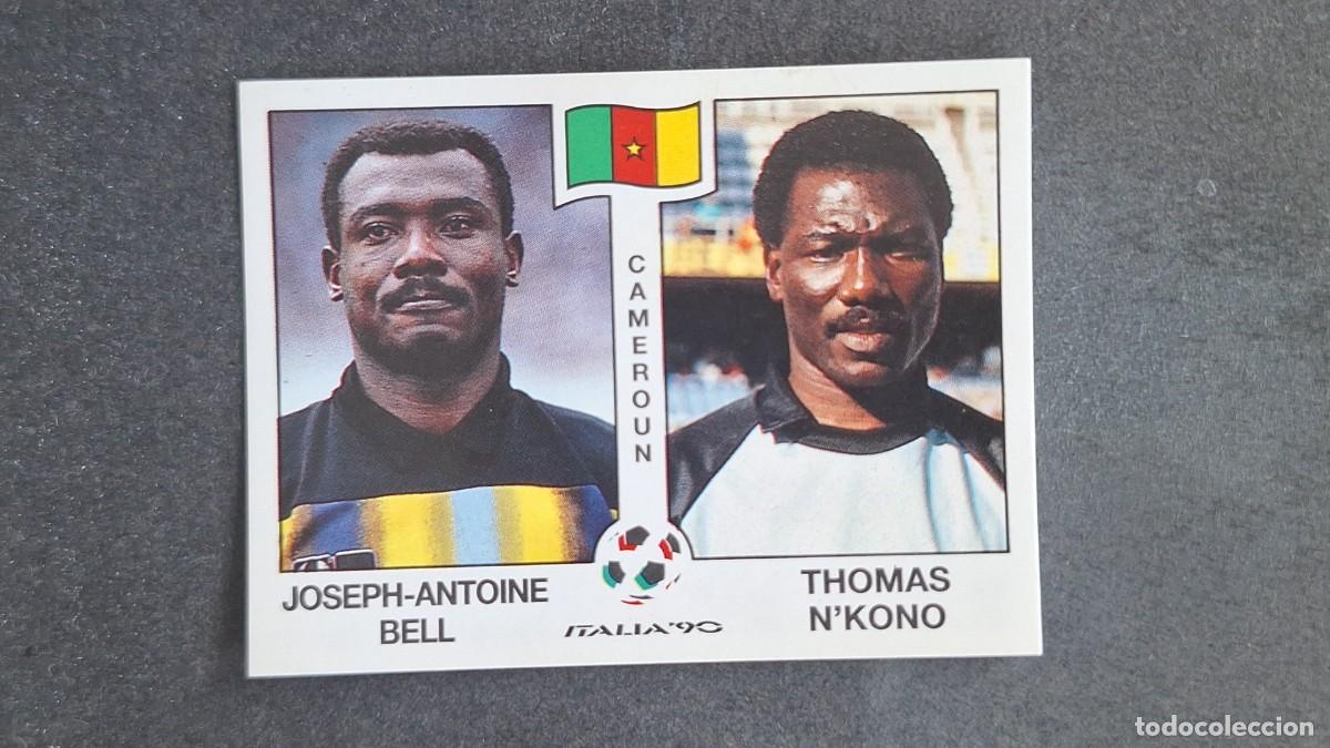 Cromos de F&uacute;tbol: L3 BELL - N'KONO SELECCION CAMERUN 173 MUNDIAL ITALIA 90 1990 PANINI NUNCA PEGADO SIN PEGAR