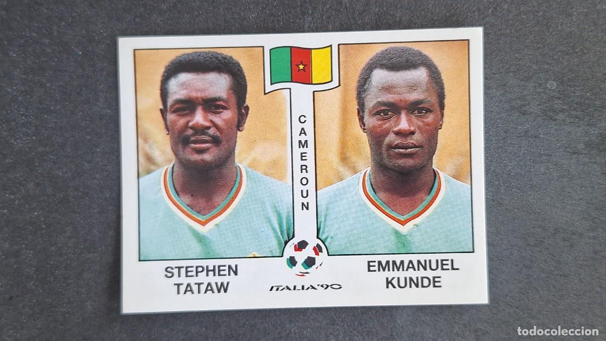 Cromos de F&uacute;tbol: L3 TATAW - KUNDE SELECCION CAMERUN 174 MUNDIAL ITALIA 90 1990 PANINI NUNCA PEGADO SIN PEGAR